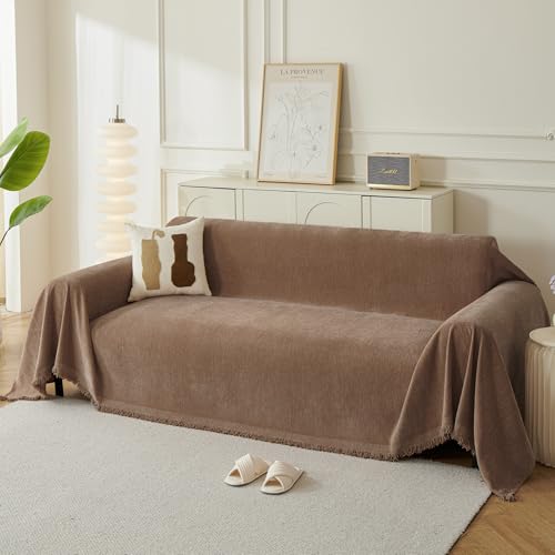 Couch Cover for Sofa (Coffee / 71*134 inch)