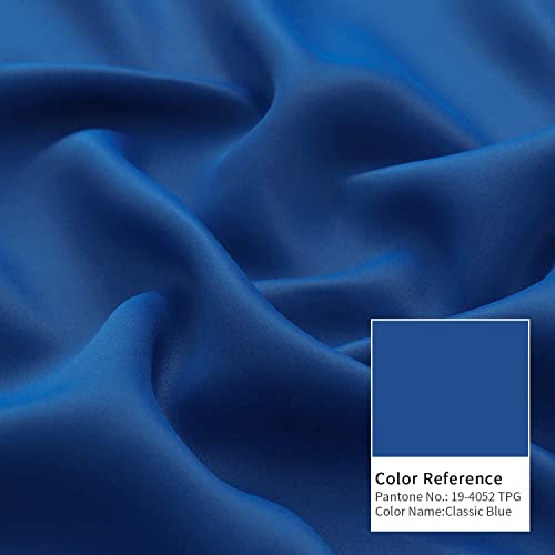 Royal Blue Blackout Curtains for Living Room 96 Inch Long (Royal Blue / 55"W x 96"L (Pack of 2))