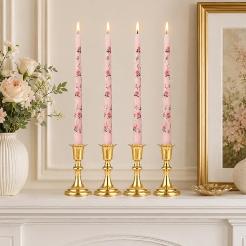Print Taper Candles Dripless Candlesticks (1E-8D4T-RONEW)