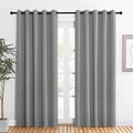 Bedroom Curtains Blackout Drapery Panels (Silver Gray / 60"W x 84"L (Pack of 2))