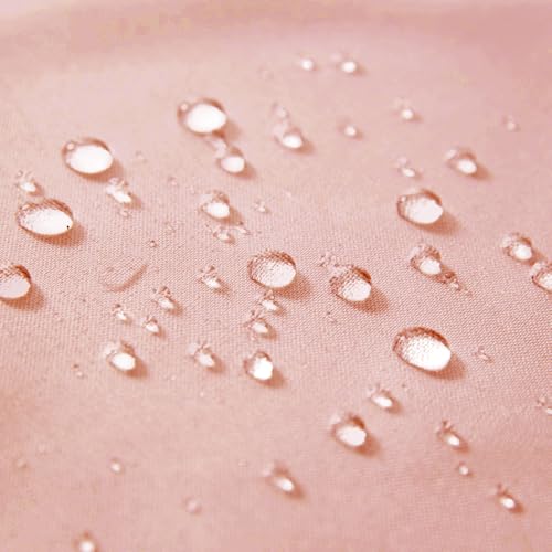 Decorative Outdoor Pillow Covers Lumbar Waterproof 12x20 Light Pink (20" x 12" (Pack of 2) / Light Pink)