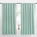 Blackout Curtains for Bedroom (Aqua / 62"W x 63"L (Pack of 2))