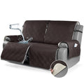 100% Waterproof Oversized Loveseat Recliner Cover (Coffee / 2 Seater Oversized)