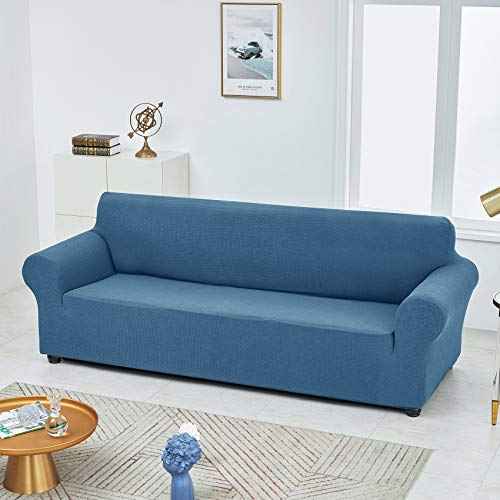 Stretch Loveseat Couch Cover Slipcover (Niagara / Medium（55"-78"))