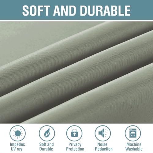 Sage Green Curtains (52"W x 90"L (Pack of 1) / Light Sage)