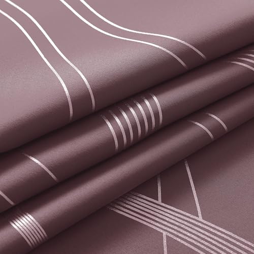 Dry Rose Blackout Curtain Panels 84 for Living Room and Bedroom 2 Panels (1 - Dry Rose / 52"W x 84"L (Pack of 2))