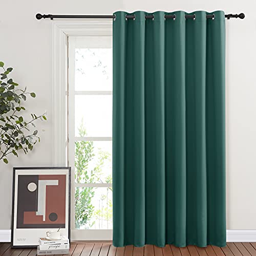 Bedroom Window Blackout Curtain Panel (Hunter Green / 80"W x 84"L (Pack of 1))