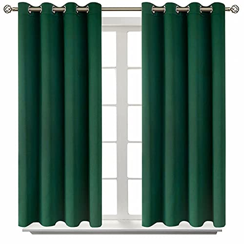Blackout Curtains (Emerald Green / 52"W x 54"L (Pack of 2))