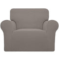 Stretch Oversized Chair Slipcover with Arm Washable Taupe (Small-XL Chair / Taupe)