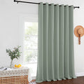 Sage Green Sliding Door Curtains 108 inches Long (Sage Green / 100"W x 108"L (Pack of 1))