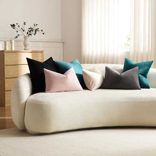 Euro Sham Covers 26x26 Black (Caviar / 26" x 26" (Pack of 2))