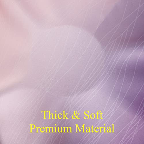 Pink and Purple Ombre Blackout Curtains for Girls Bedroom 108 Inches Long (Pink and Purple / 52"W x 108"L (Pack of 2))