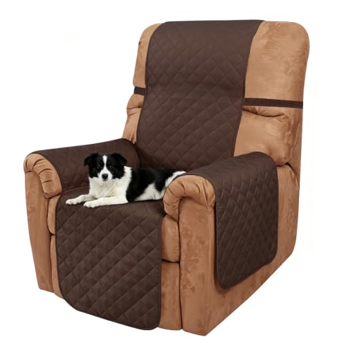 Reversible Recliner Chair Covers (Chocolate/Chocolate / 28'' Recliner)