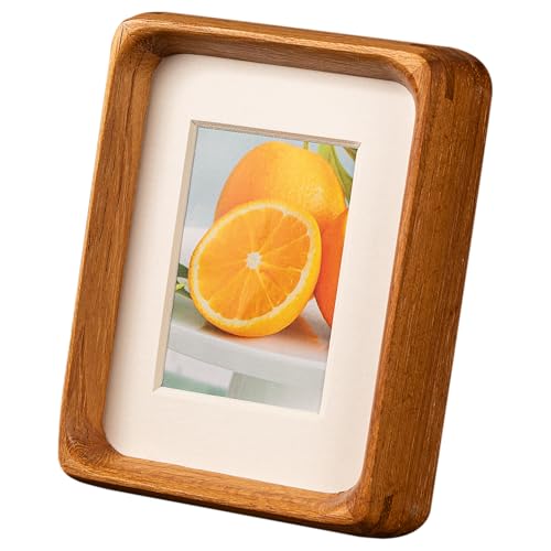 5x7 Picture Frame with 3.5x5 Mat (Teak / 5X7)