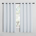 Blackout Curtain Panels for Bedroom (Greyish White / 52"W x 60"L (Pack of 2))