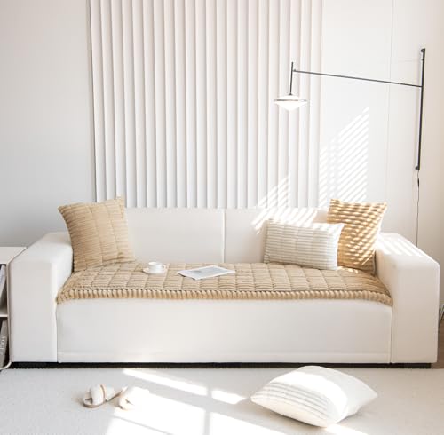 Couch Cover for Dogs Washable Non (Coffee / 27.6X70.9)