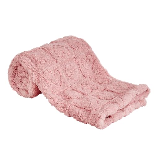 Heart Baby Blanket (01 Dark Pink / 30"x40")