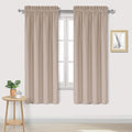 Blackout Curtains for Bedroom Living Room 42 x 72 Inch Long Camel (Camel / 42"W x 72"L (Pack of 2))