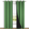 Forest Green Full Shade Curtain Panels (Forest Green / 37"W x 84"L (Pack of 2))