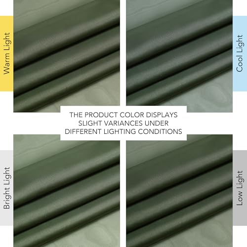 Voile Sheer Forest Green Christmas Curtains (Forest Green / 54"W x 84"L (Pack of 2))