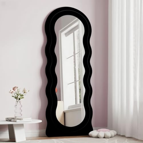 Full Length Mirror (Black / 63"L x 24"W)