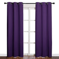 Triple Weave Blackout Curtains (Royal Purple / 42"W x 84"L (Pack of 2))