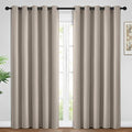 Room Darkening Curtains 62x96 inch Length Natural (Natural / 62"W x 96"L (Pack of 2))