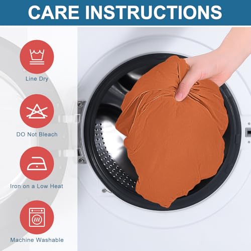 Couch Cushion Covers (Rust / Seat 1 Pack)