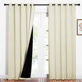 Living Room Completely Shaded Draperies (Beige / 62"W x 84"L (Pack of 2))