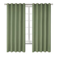 Grass Green Blackout Curtains for Bedroom 63 Inch Long (Grass Green / 70"W x 63"L (Pack of 2))
