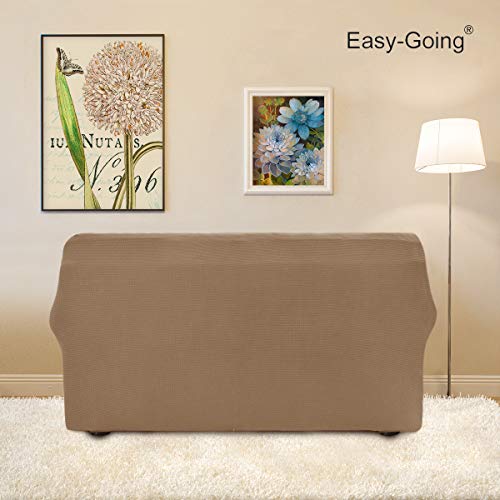 Stretch Loveseat Couch Covers Washable Camel (Medium Loveseat / Camel)