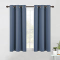 Blackout Draperies Curtains for Kids Room (Stone Blue / 42"W x 54"L (Pack of 2))
