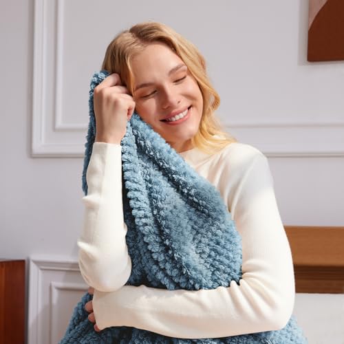 Soft Fleece King Size Bed Blanket (Slate Blue / King(90x104 In))