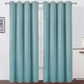 Blackout Curtains 52 x 108 inch (Stone Blue / 52"W x 108"L (Pack of 2))