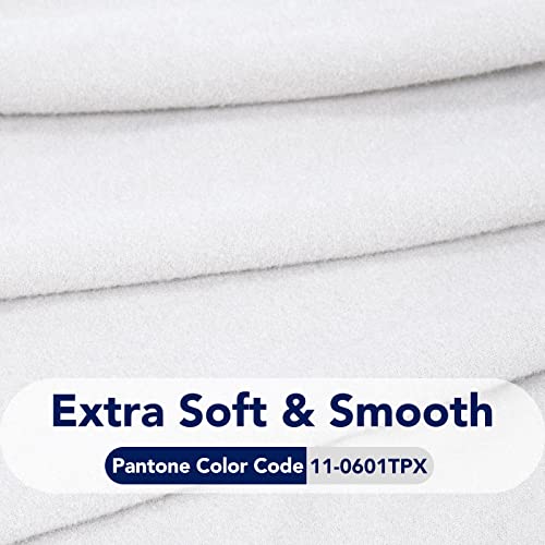 Stretch Couch Covers for Sofa 4 Seater Slipcovers White (XX-Large 4-Seater Sofa / White)