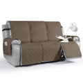 Waterproof Recliner Couch Covers Washable (Brown / 3 Seater)