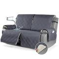 100% Waterproof Oversized Loveseat Recliner Cover (Dark Grey / 2 Seater Oversized)