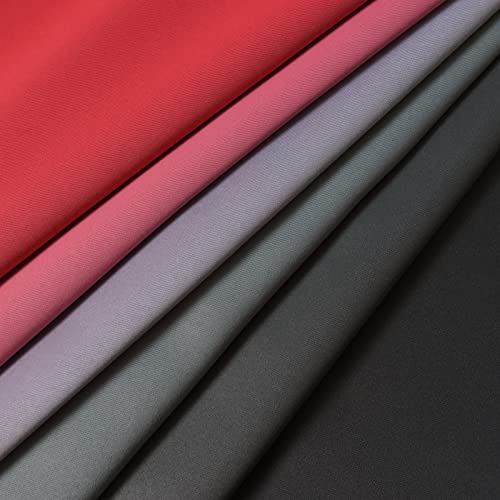 Red Black Ombre Curtains 52x63 Inche Long 2 (52"W x 63"L (Pack of 2) / Red and Black)