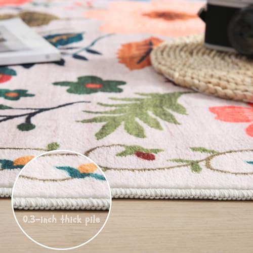 Area Rug 8x10 Washable (Beige / 8' x 10' (Rectangular))