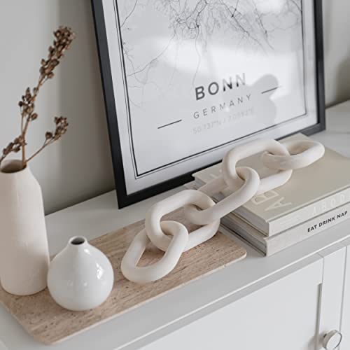 Wood Chain Link Decor (Whitewashed / 5-Link)