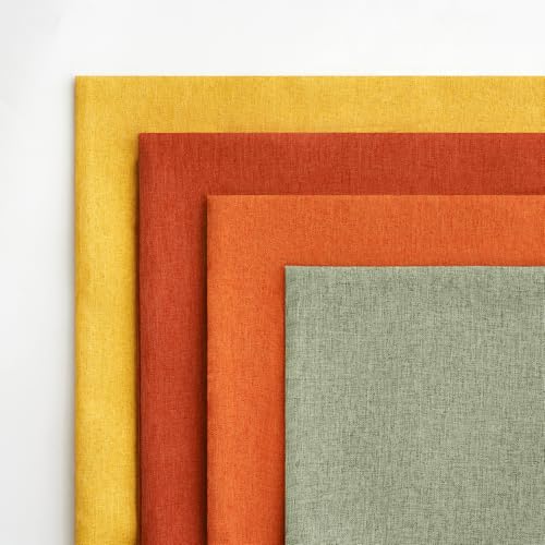 Pack of 4 Decorative Outdoor Throw Pillow Covers Linen Waterproof Pillow Covers Summer Farmhouse Cushion Cases for Patio Garden Tent Balcony Couch Sofa 16x16 Inch Rust Green (16" x 16" (Pack of 4) / Rust Green)