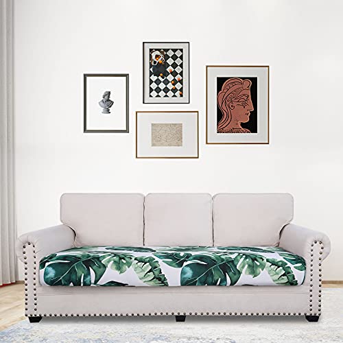 Printed Couch Cushion Covers (Green / Seat Cover Large)