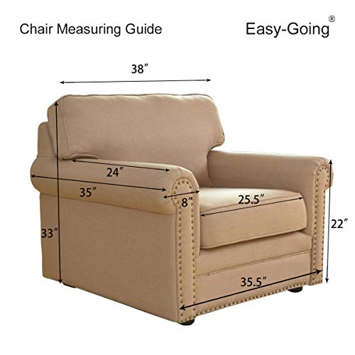 Reversible Couch Cover (Army Green/Beige / Small Chair)