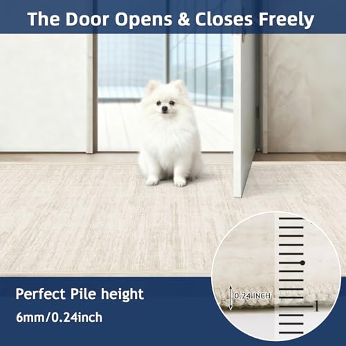 Washbale Rugs 3x5 Ultra Soft Area Rug (Beige / 3' x 5' (Rectangular))