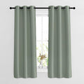 Sage Green Blackout Curtains & Drapes for Bedroom (Sage Green / 37"W x 63"L (Pack of 2))