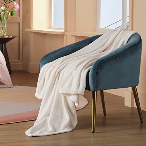 GentleSoft Fleece Blanket Twin XL (01 - Cream / Twin XL (66" X 90"))