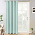 Aqua Room Darkening Curtains 84 inch Sliding Door Drapes (Aqua / 52"W x 84"L (Pack of 1))