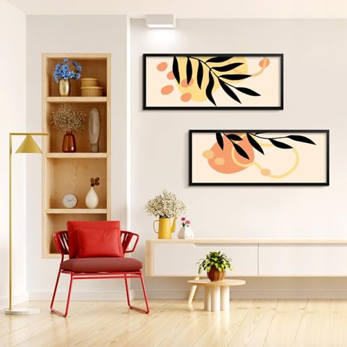 13x39 Picture Frame for Wall Display (Black / 13x39)