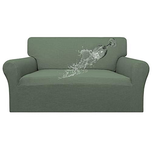 100% Waterproof Oversized Loveseat Cover (Grayish Green / Oversized Loveseat)