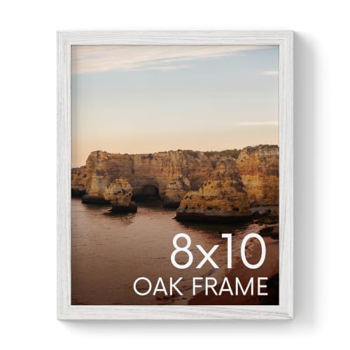White Oak Wood 8x10 Picture Frame (Set of 01 / White Oak / 8x10 in)